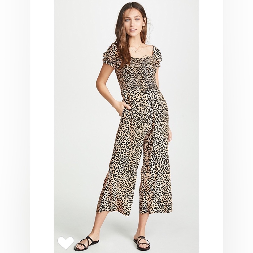 Faithfull the Brand Leopard Della Jumpsuit - M